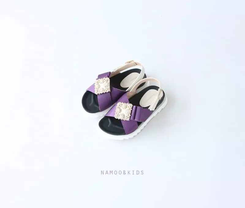 Namoo & Kids - Korean Children Fashion - #toddlerclothing - Chess Cubic Sandals - 6