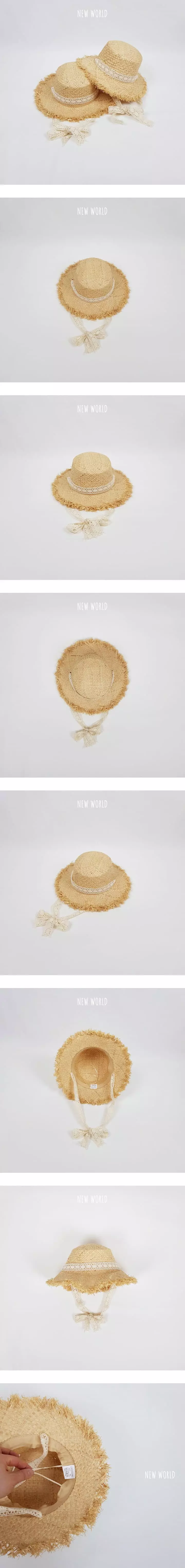 New World - Korean Children Fashion - #kidsshorts - Lapia Lace Square Hat