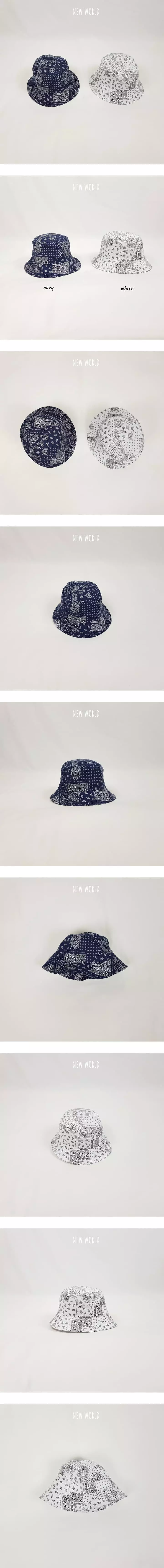 New World - Korean Children Fashion - #littlefashionista - Paisely Bucket Hat