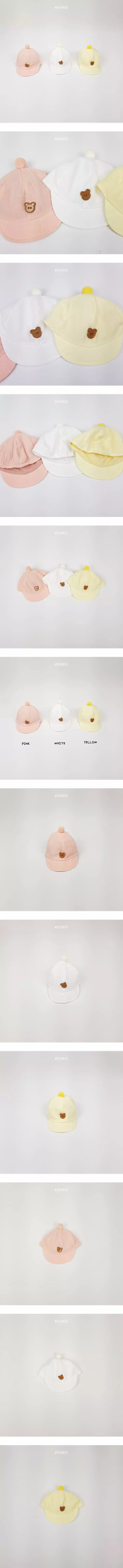 New World - Korean Children Fashion - #littlefashionista - Bebe Fom Bear Button Cap