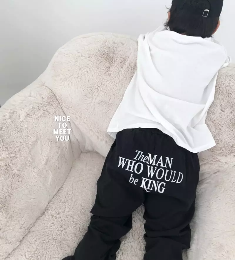 Nice To Meet You - Korean Children Fashion - #fashionkids - Kings Pants - 6