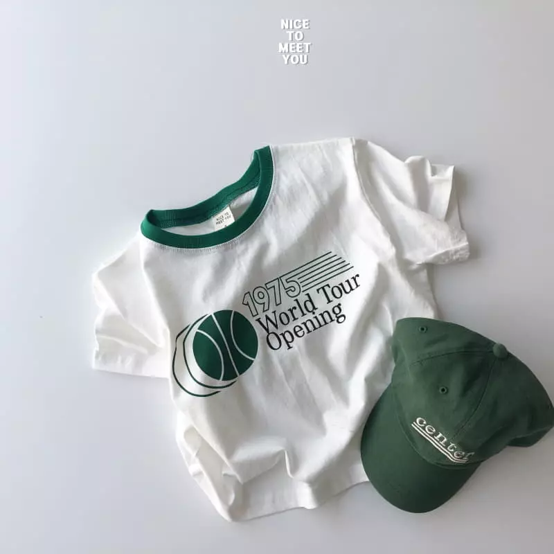 Nice To Meet You - Korean Children Fashion - #kidsstore - Opening Tee
