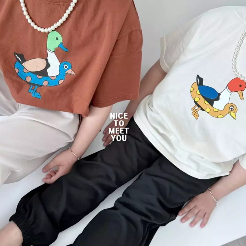 Nice To Meet You - Korean Children Fashion - #kidzfashiontrend - Charr Span Pants - 6