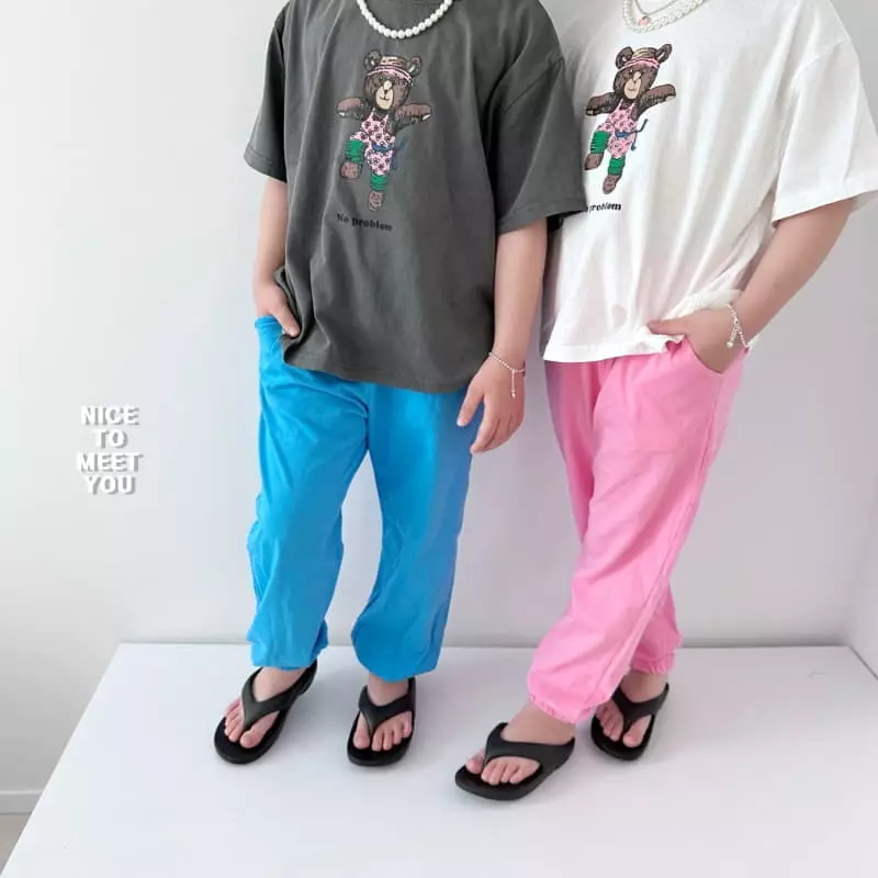 Nice To Meet You - Korean Children Fashion - #littlefashionista - Exercise Bear Tee - 6