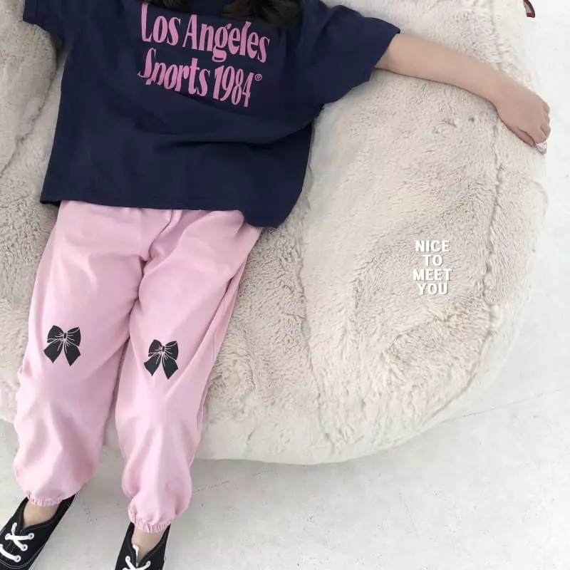 Nice To Meet You - Korean Children Fashion - #magicofchildhood - Ribbon Pants - 2