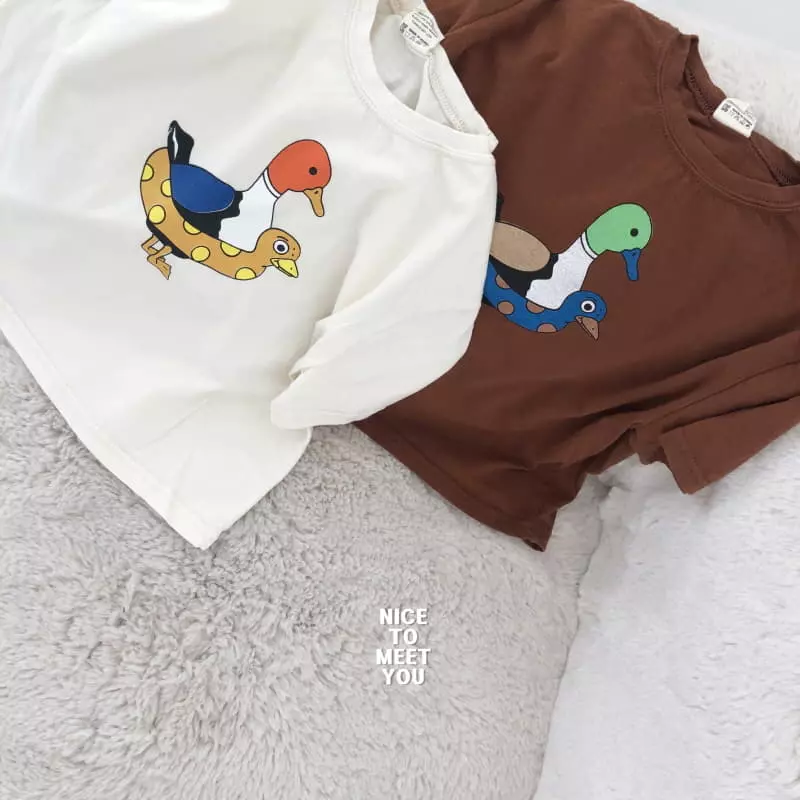 Nice To Meet You - Korean Children Fashion - #magicofchildhood - Duck Tee