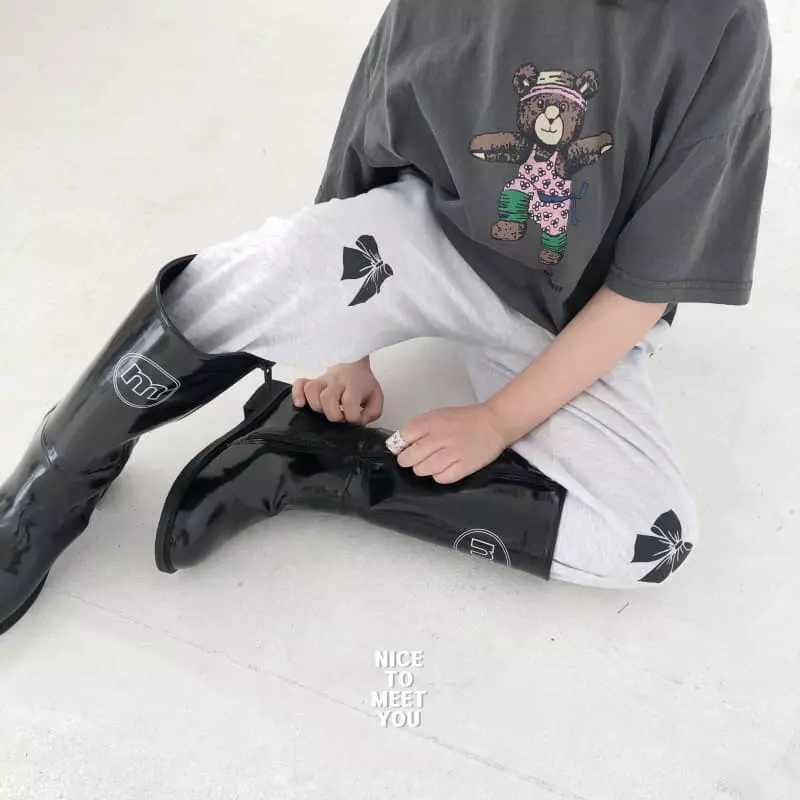 Nice To Meet You - Korean Children Fashion - #minifashionista - Ribbon Pants - 3