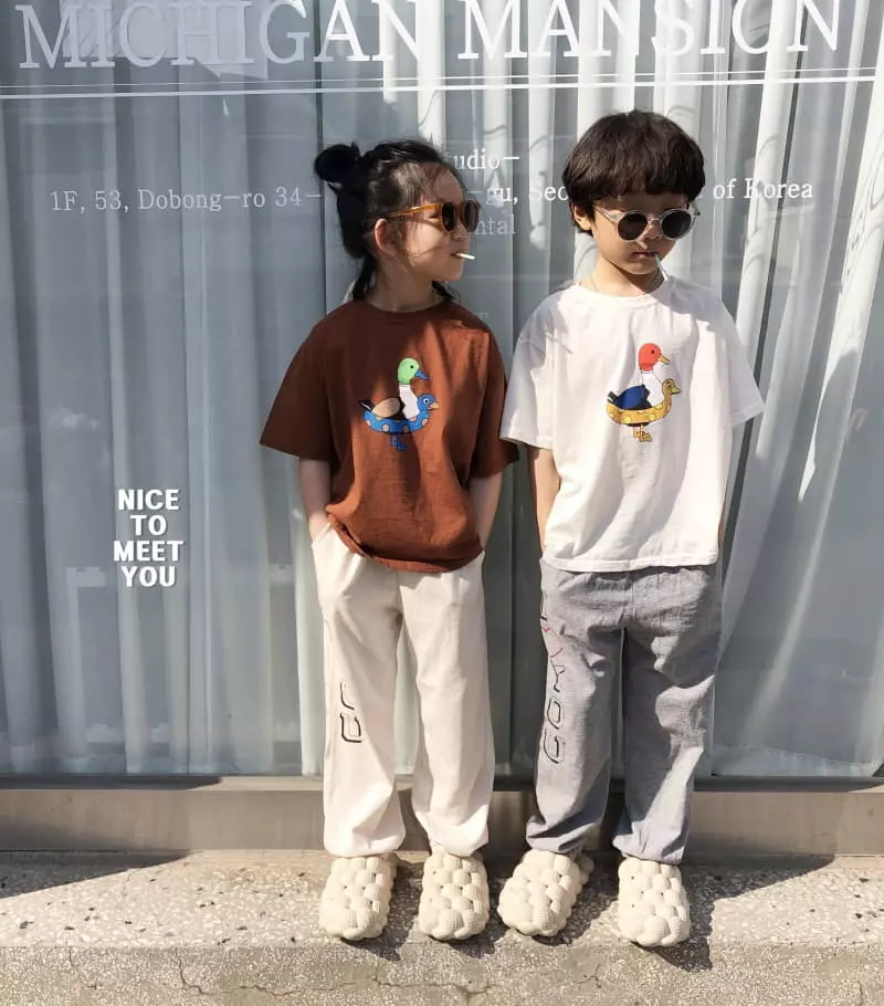 Nice To Meet You - Korean Children Fashion - #minifashionista - Duck Tee - 2