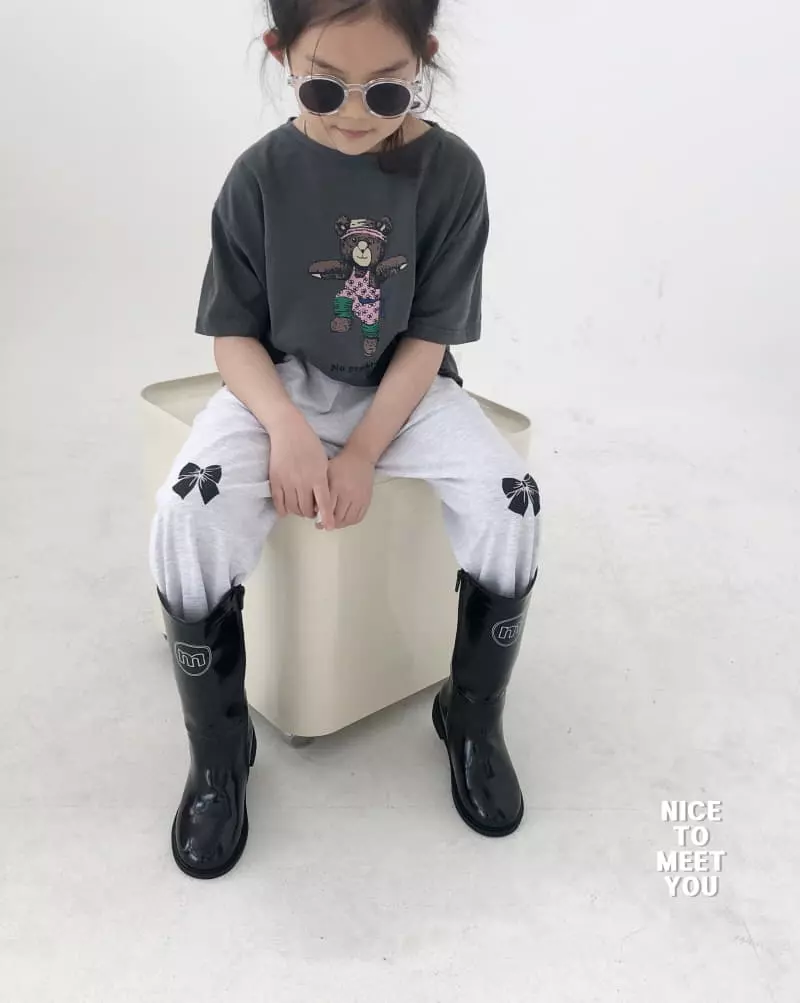 Nice To Meet You - Korean Children Fashion - #minifashionista - Ribbon Pants - 4