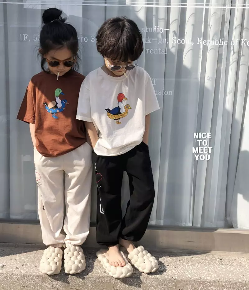 Nice To Meet You - Korean Children Fashion - #prettylittlegirls - Duck Tee - 3