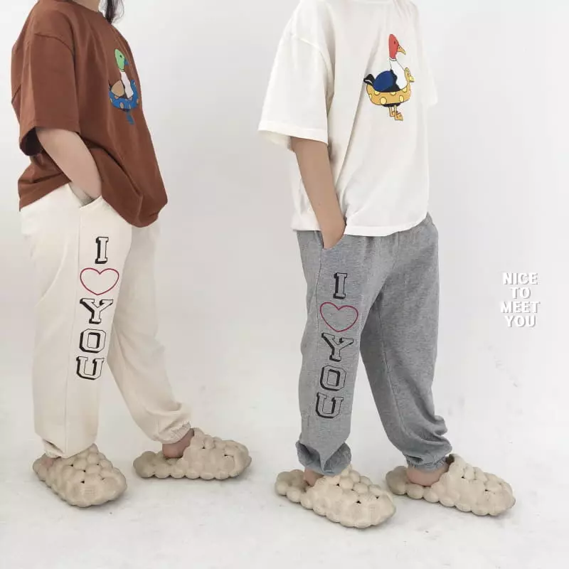 Nice To Meet You - Korean Children Fashion - #prettylittlegirls - I U Pants - 2