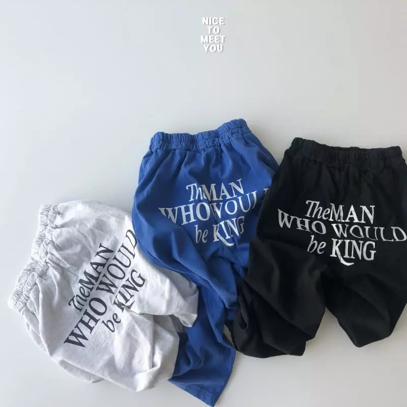 Nice To Meet You - Korean Children Fashion - #stylishchildhood - Kings Pants