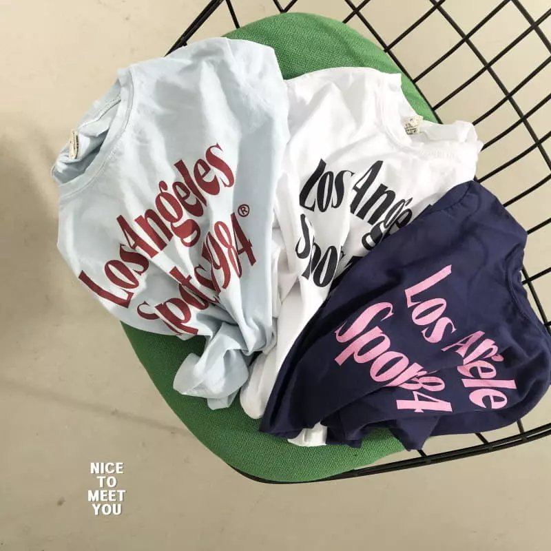 Nice To Meet You - Korean Children Fashion - #todddlerfashion - Sport 84 Tee