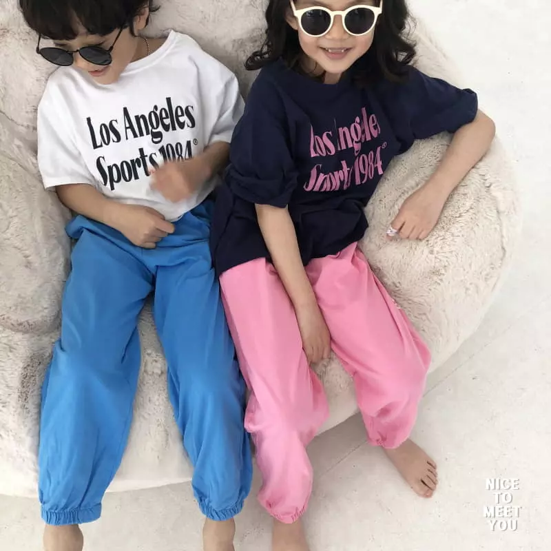 Nice To Meet You - Korean Children Fashion - #toddlerclothing - Sport 84 Tee - 2