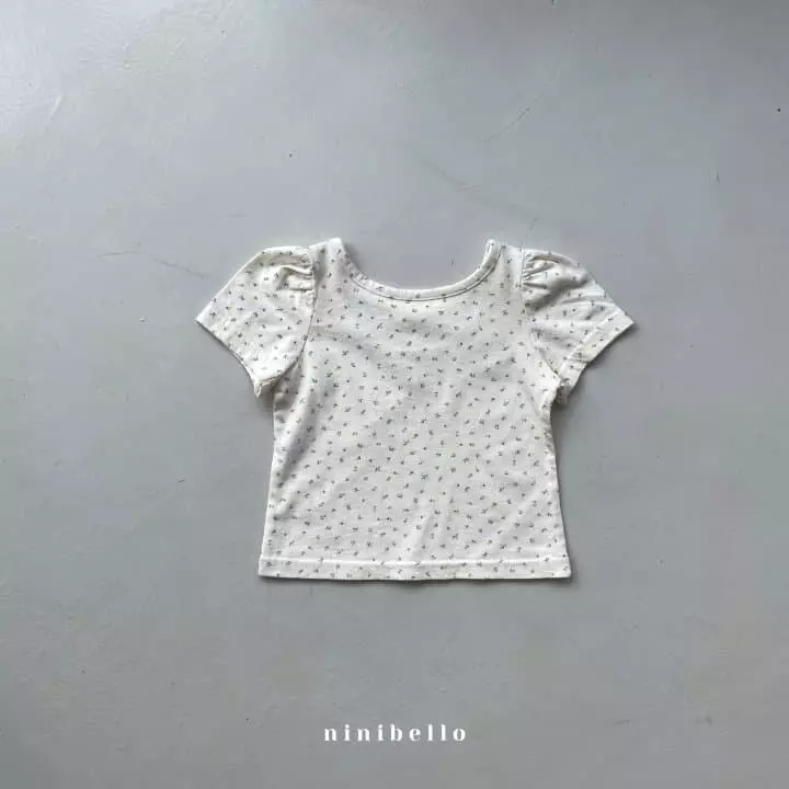 Ninibello - Korean Children Fashion - #childofig - Flower Puff Tee - 6