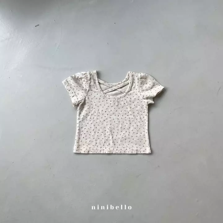 Ninibello - Korean Children Fashion - #childrensboutique - Flower Puff Tee - 7