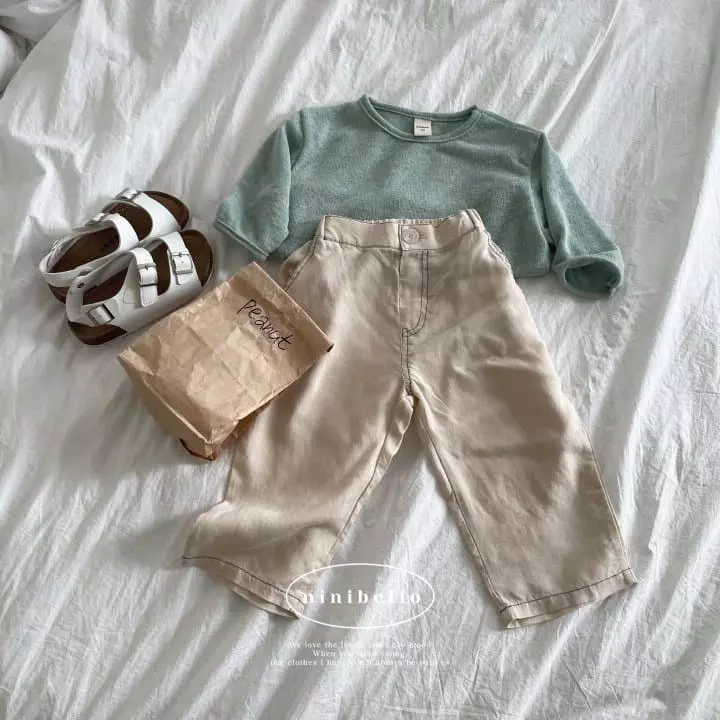 Ninibello - Korean Children Fashion - #childofig - Linen Stitch Pants - 4