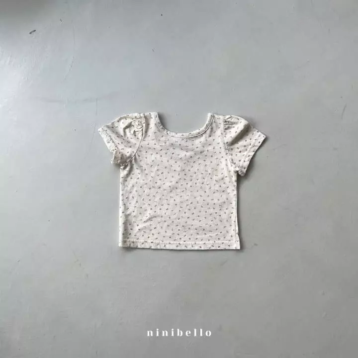 Ninibello - Korean Children Fashion - #discoveringself - Flower Puff Tee - 9