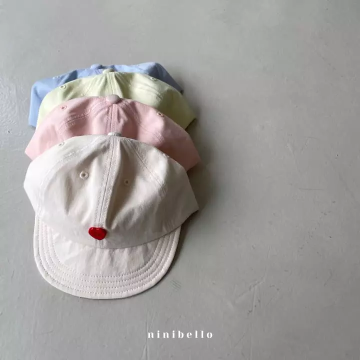 Ninibello - Korean Children Fashion - #kidsshorts - Hearat Button Ball Cap - 5