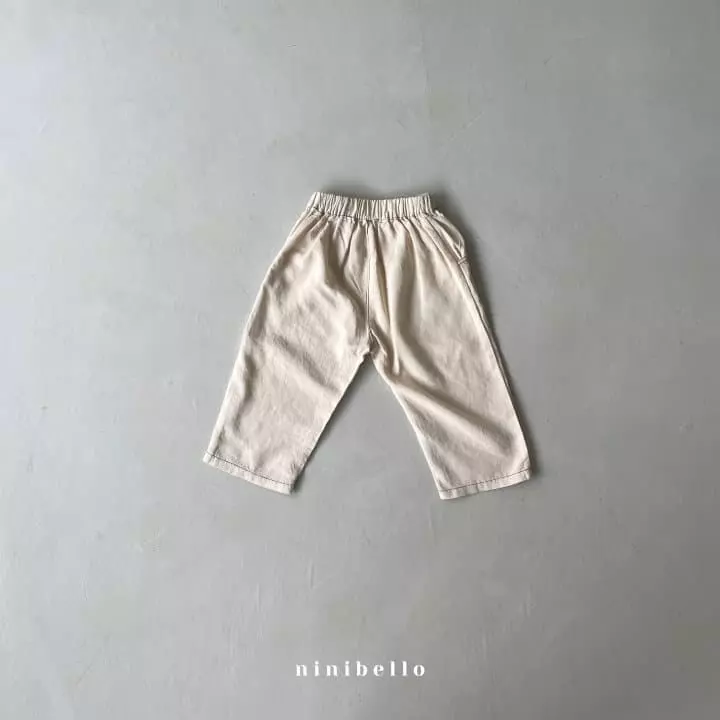 Ninibello - Korean Children Fashion - #kidzfashiontrend - Linen Stitch Pants - 10