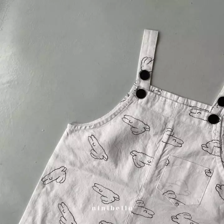 Ninibello - Korean Children Fashion - #minifashionista - Love It Dungarees Pants - 6