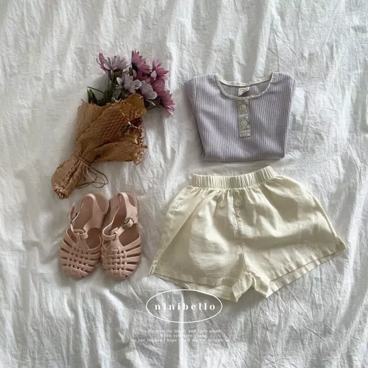 Ninibello - Korean Children Fashion - #toddlerclothing - Button Pants - 5