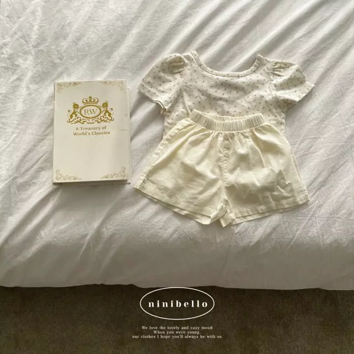 Ninibello - Korean Children Fashion - #todddlerfashion - Flower Puff Tee - 4