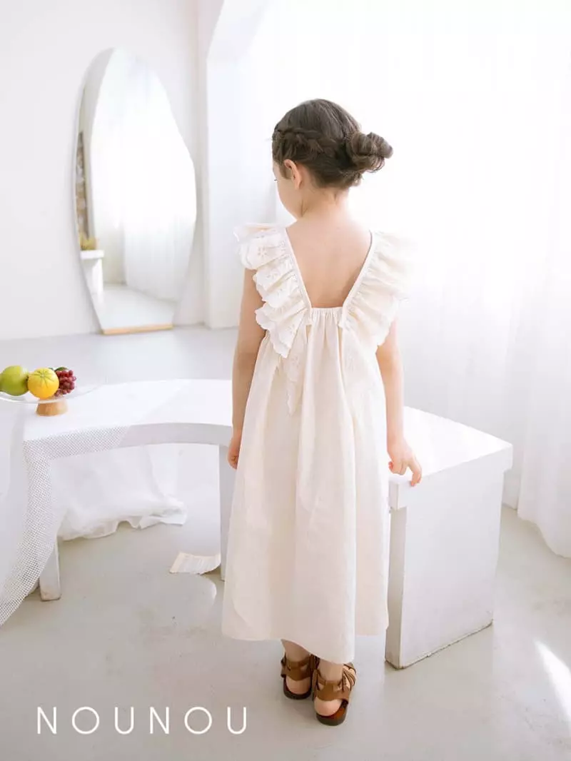 Nounou - Korean Children Fashion - #stylishchildhood - Pretty Girl One-piece - 5