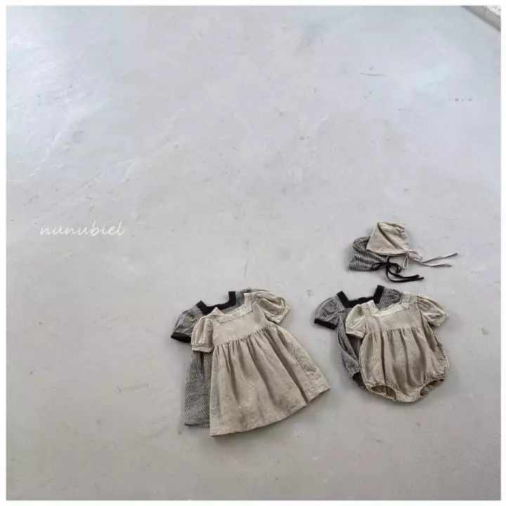 Nunubiel - Korean Baby Fashion - #babyboutique - Bonny Bodysuit with Bonnet - 3