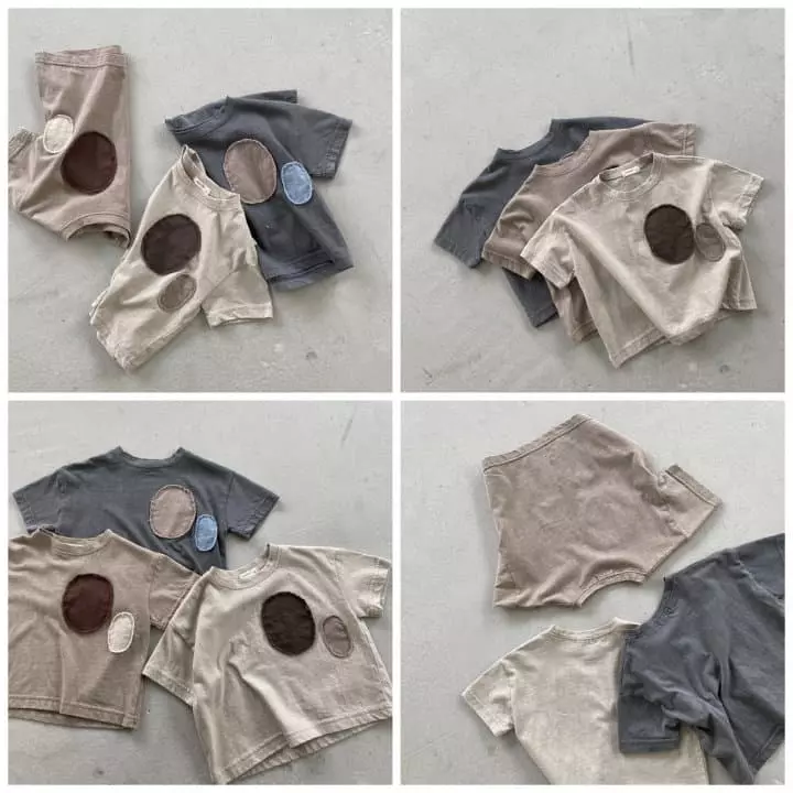 Nunubiel - Korean Baby Fashion - #babyoutfit - Baby Round Tee - 2