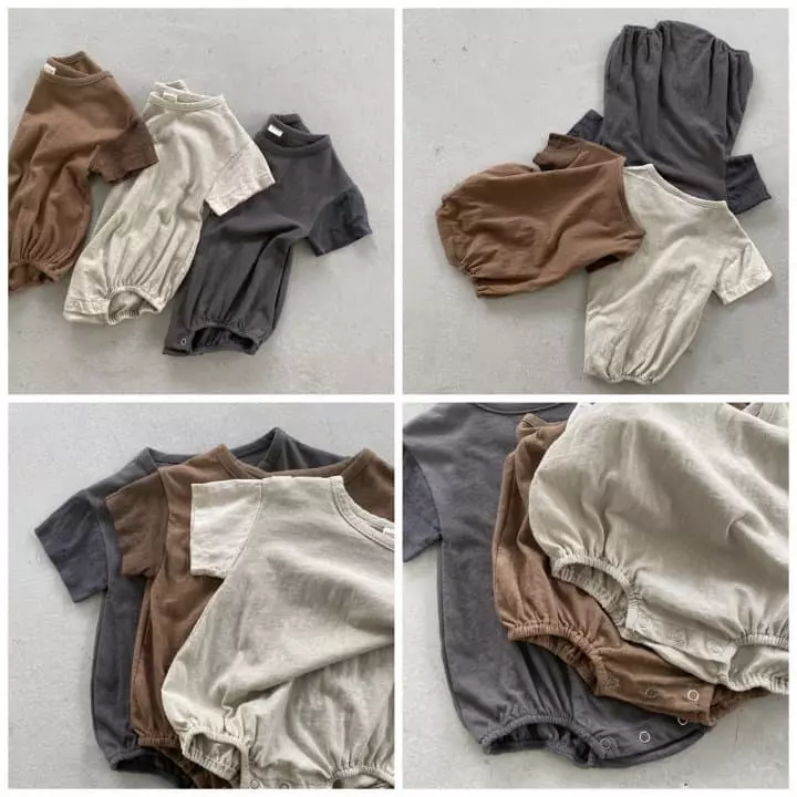 Nunubiel - Korean Baby Fashion - #babyoutfit - Farms Bodysuit - 2