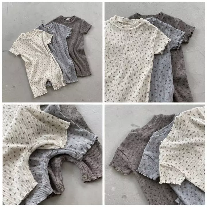 Nunubiel - Korean Baby Fashion - #babywear - Gypsophila Bodysuit - 2