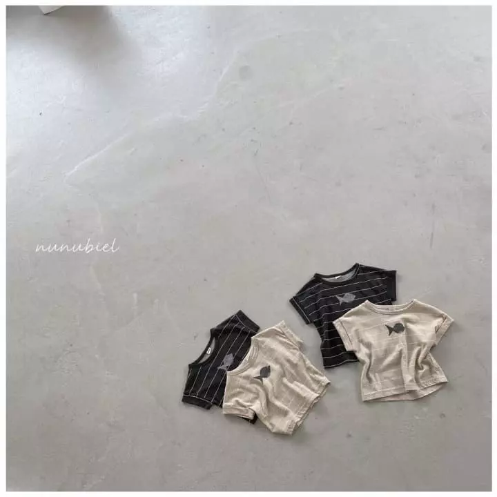 Nunubiel - Korean Children Fashion - #discoveringself - Fish Tee - 3