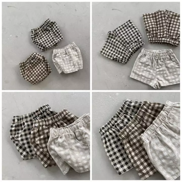 Nunubiel - Korean Children Fashion - #fashionkids - Check Pants - 2