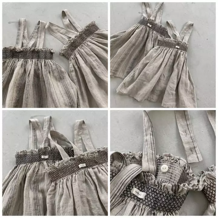 Nunubiel - Korean Children Fashion - #littlefashionista - Beehive One-piece - 2