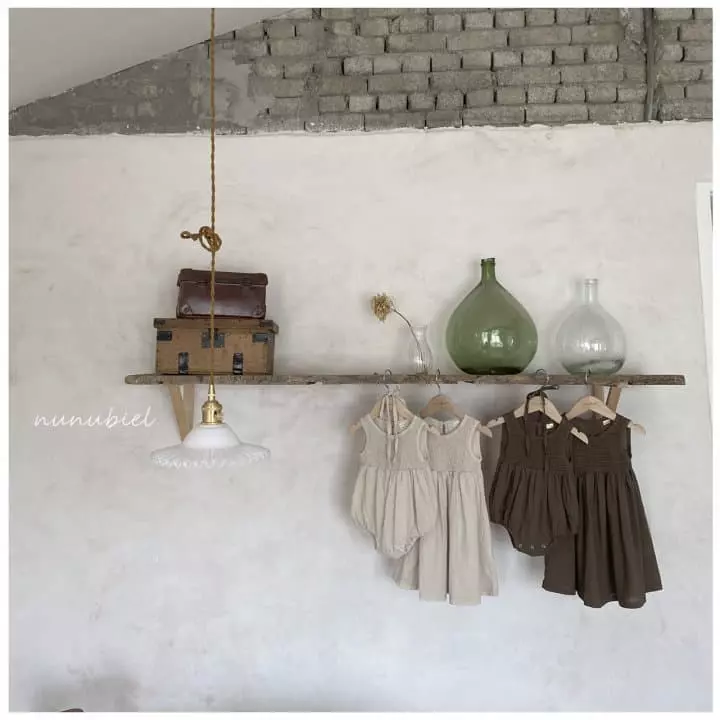 Nunubiel - Korean Children Fashion - #littlefashionista - Leaf One-piece - 5