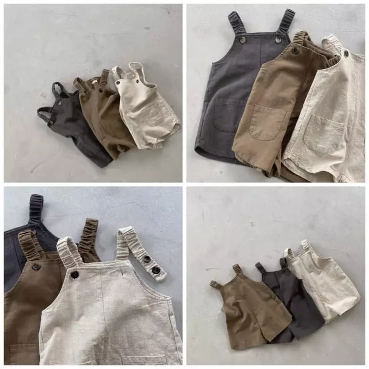 Nunubiel - Korean Children Fashion - #minifashionista - Walnut Suspender Pants - 2