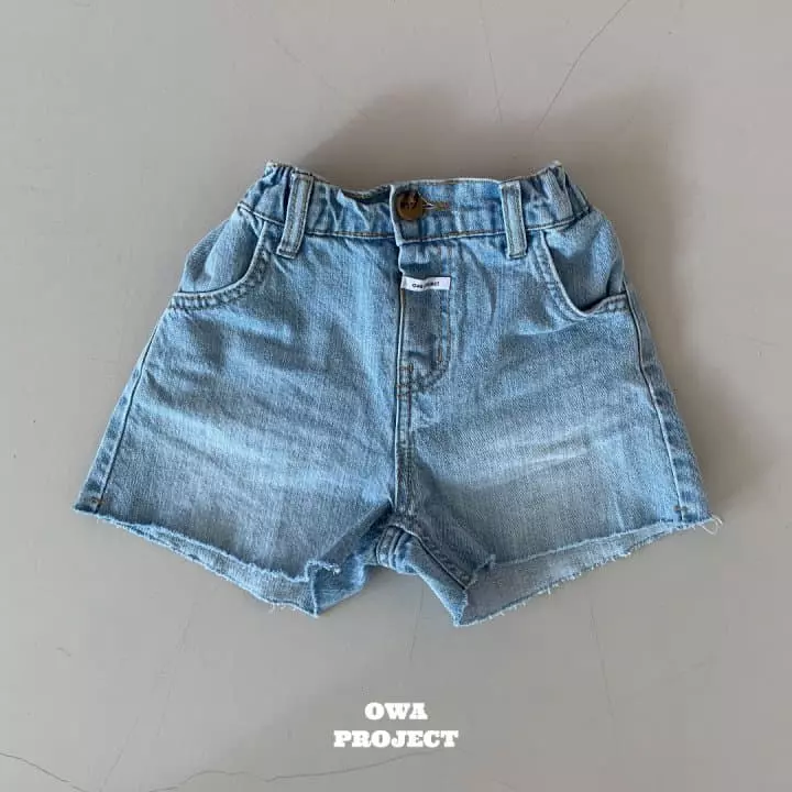O Wa - Korean Children Fashion - #littlefashionista - Owa Denim Shorts