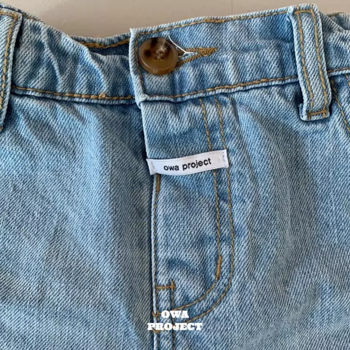 O Wa - Korean Children Fashion - #minifashionista - Owa Denim Shorts - 3