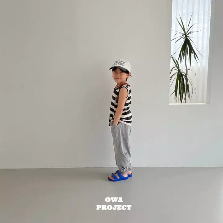 O Wa - Korean Children Fashion - #stylishchildhood - Stripes Sleeveless - 11