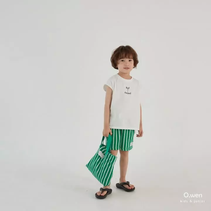 O Wen - Korean Children Fashion - #designkidswear - Terry Beach Bag - 10