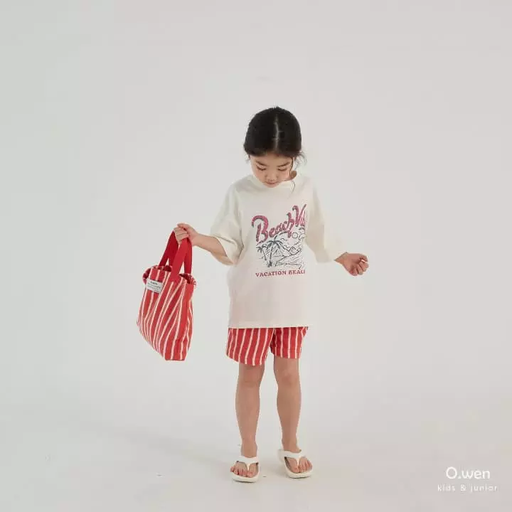 O Wen - Korean Children Fashion - #discoveringself - Terry Beach Shorts - 10