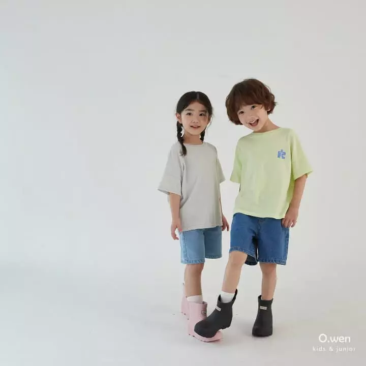 O Wen - Korean Children Fashion - #kidsshorts - Puzzle Tee - 12