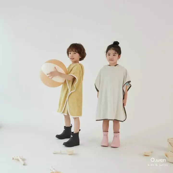 O Wen - Korean Children Fashion - #todddlerfashion - Towel Gawn - 6