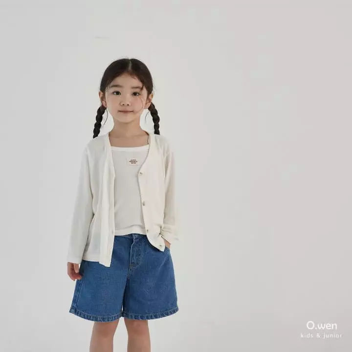 O Wen - Korean Children Fashion - #todddlerfashion - cool Cardigan Sleeveless Set - 12