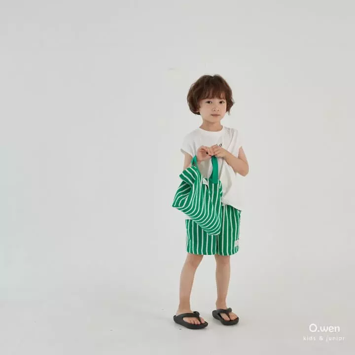 O Wen - Korean Children Fashion - #toddlerclothing - Terry Beach Shorts - 5