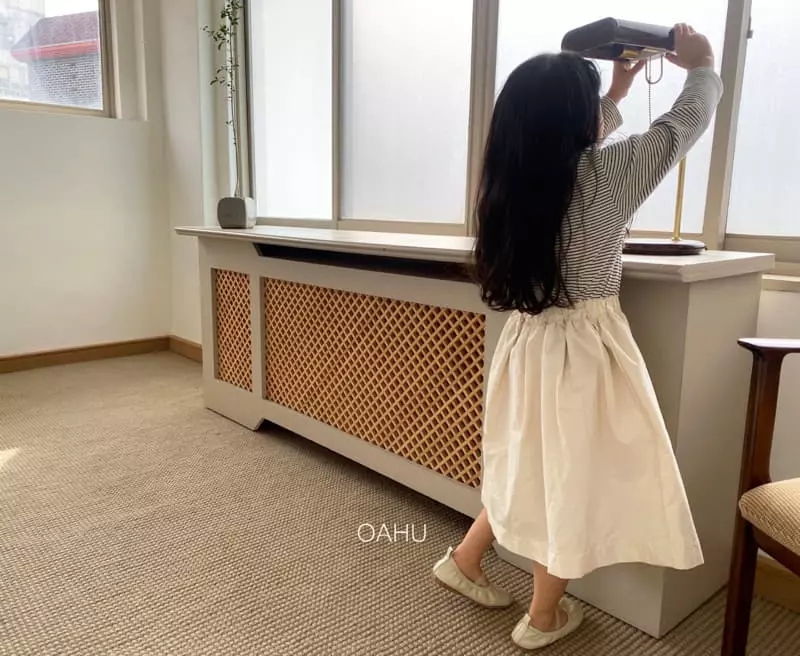O'ahu - Korean Children Fashion - #Kfashion4kids - Aesope Shirring Skirt - 7