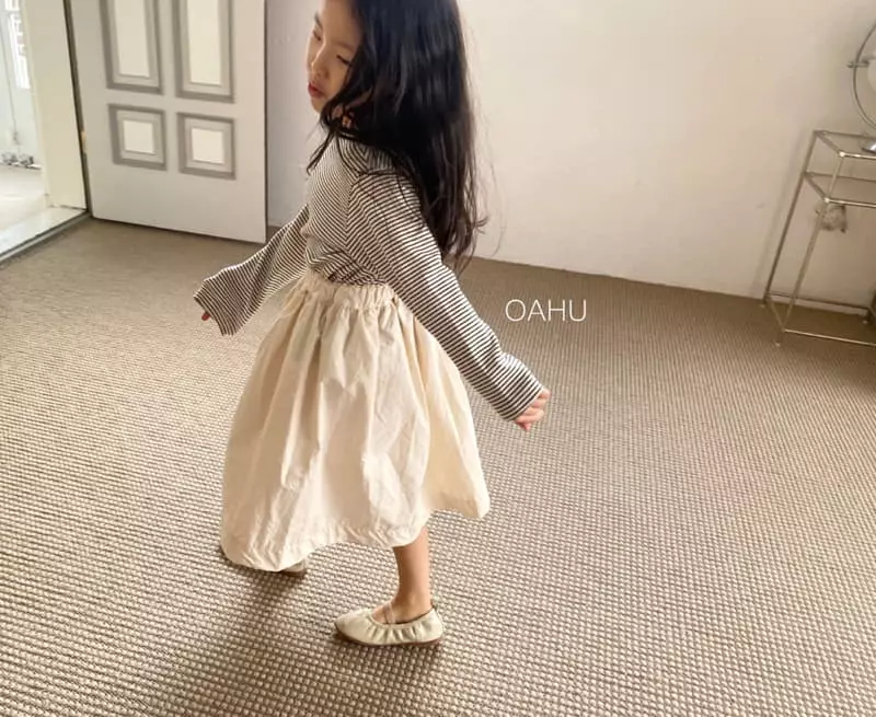 O'ahu - Korean Children Fashion - #kidsstore - Aesope Shirring Skirt - 5