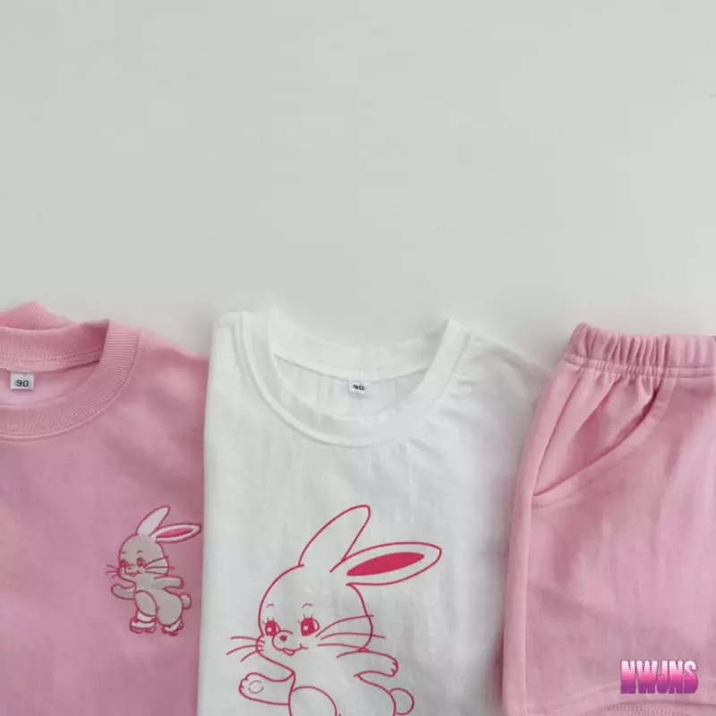 Oott Bebe - Korean Children Fashion - #Kfashion4kids - New Jeans Top Bottom Tee Set - 10