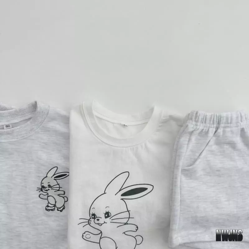Oott Bebe - Korean Children Fashion - #magicofchildhood - New Jeans Top Bottom Tee Set - 12